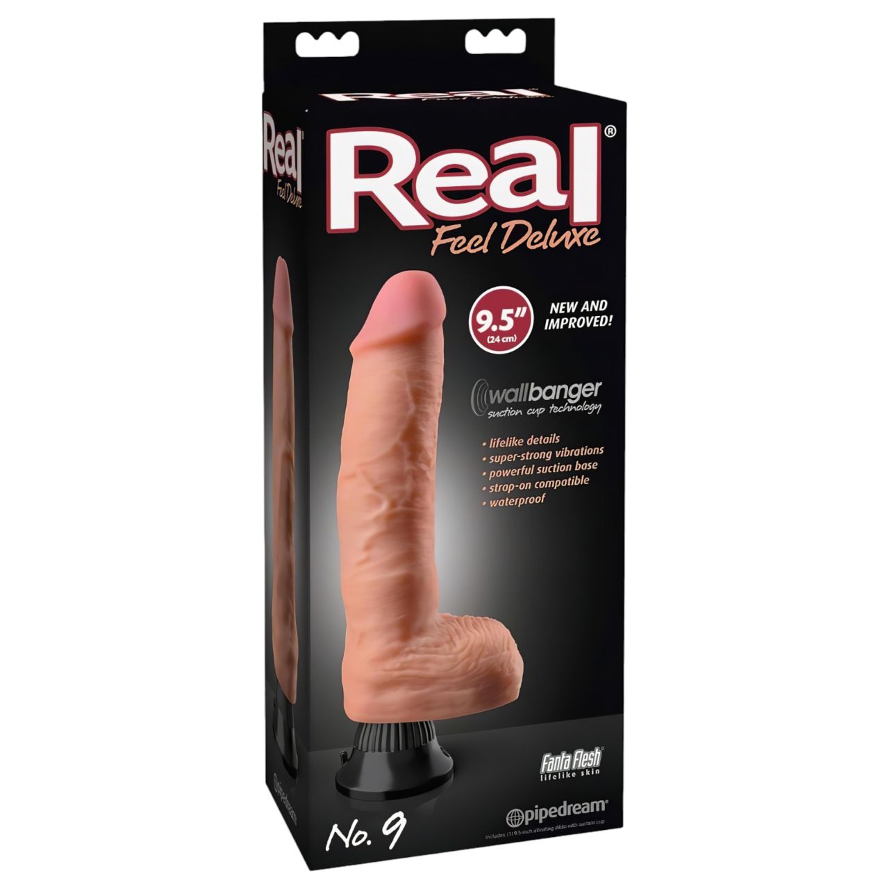 Real Feel Deluxe No.9 - herés, élethű vibrátor (natúr) Real Feel Deluxe No.9 - herés, élethű vibrátor (natúr)