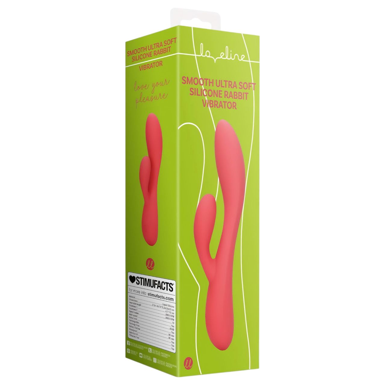 Loveline - akkus, vízálló, csiklókaros vibrátor (pink) Loveline - akkus, vízálló, csiklókaros vibrátor (pink)