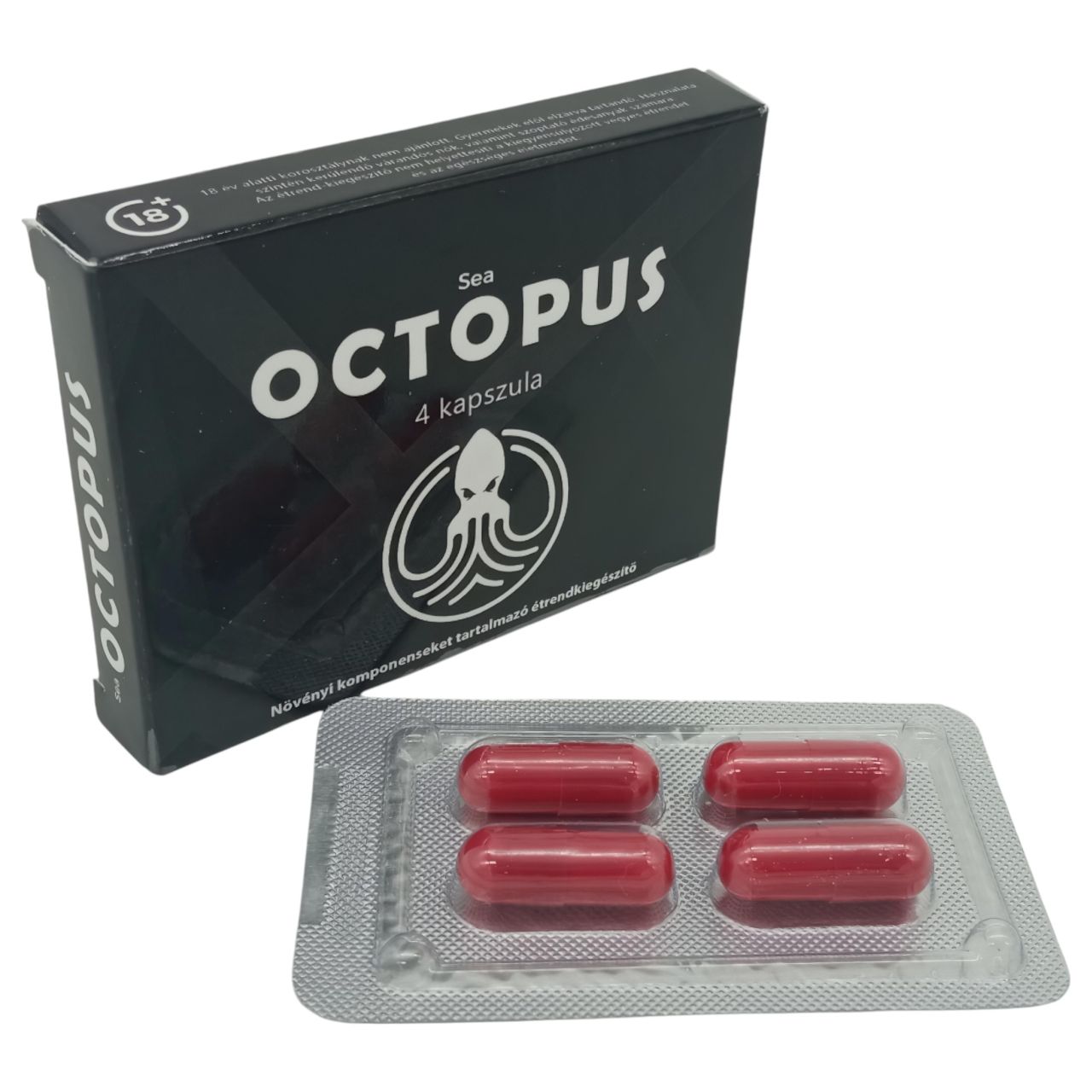 Octopus - étrend kiegészítő kapszula férfiaknak (4db) Octopus - étrend kiegészítő kapszula férfiaknak (4db)
