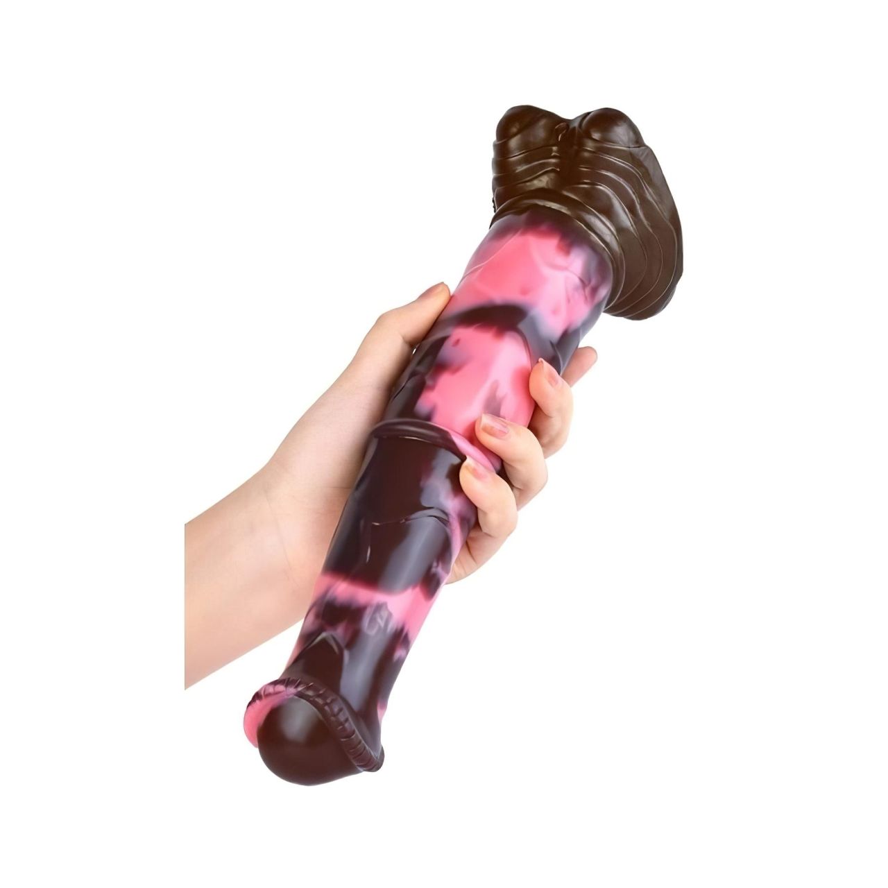 Bad Horse - szilikon ló pénisz dildó - 24cm (barna-pink) Bad Horse - szilikon ló pénisz dildó - 24cm (barna-pink)