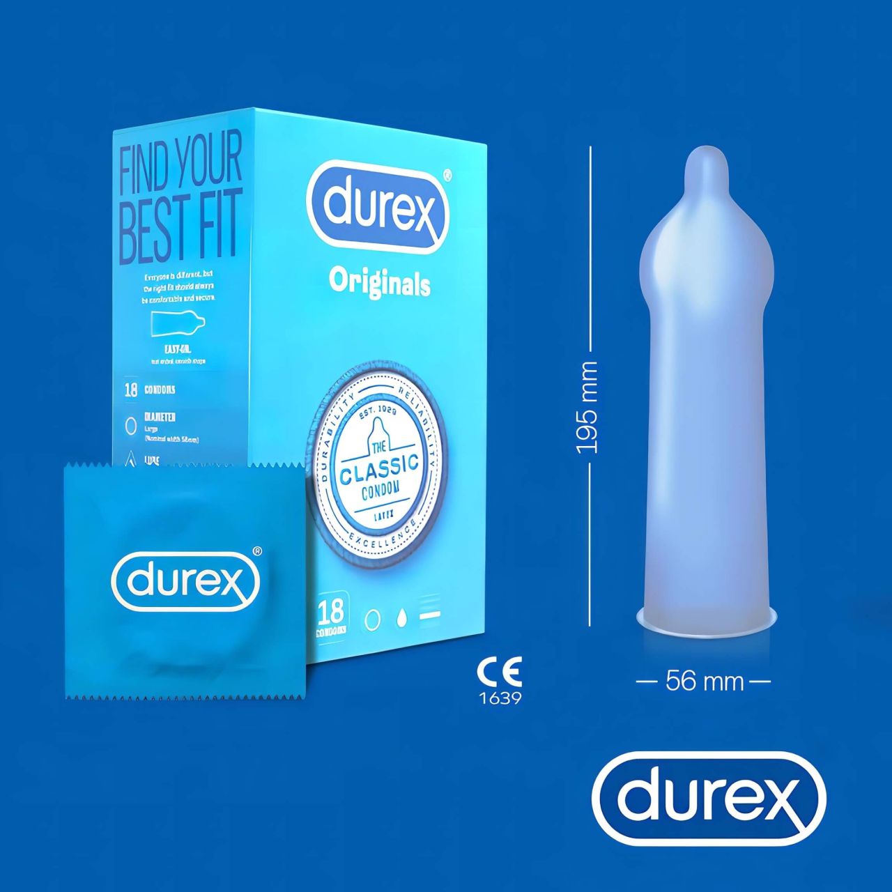 Durex Classic - óvszer (18db) Durex Classic - óvszer (18db)