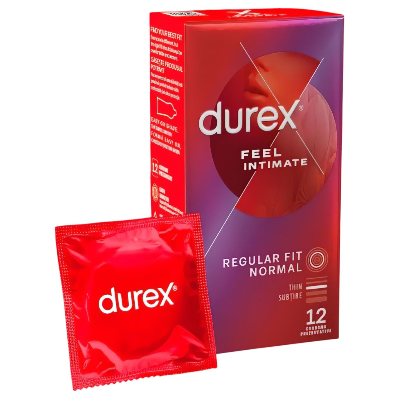 Durex Feel Intimate - vékonyfalú óvszer csomag (2x12db) Durex Feel Intimate - vékonyfalú óvszer csomag (2x12db)