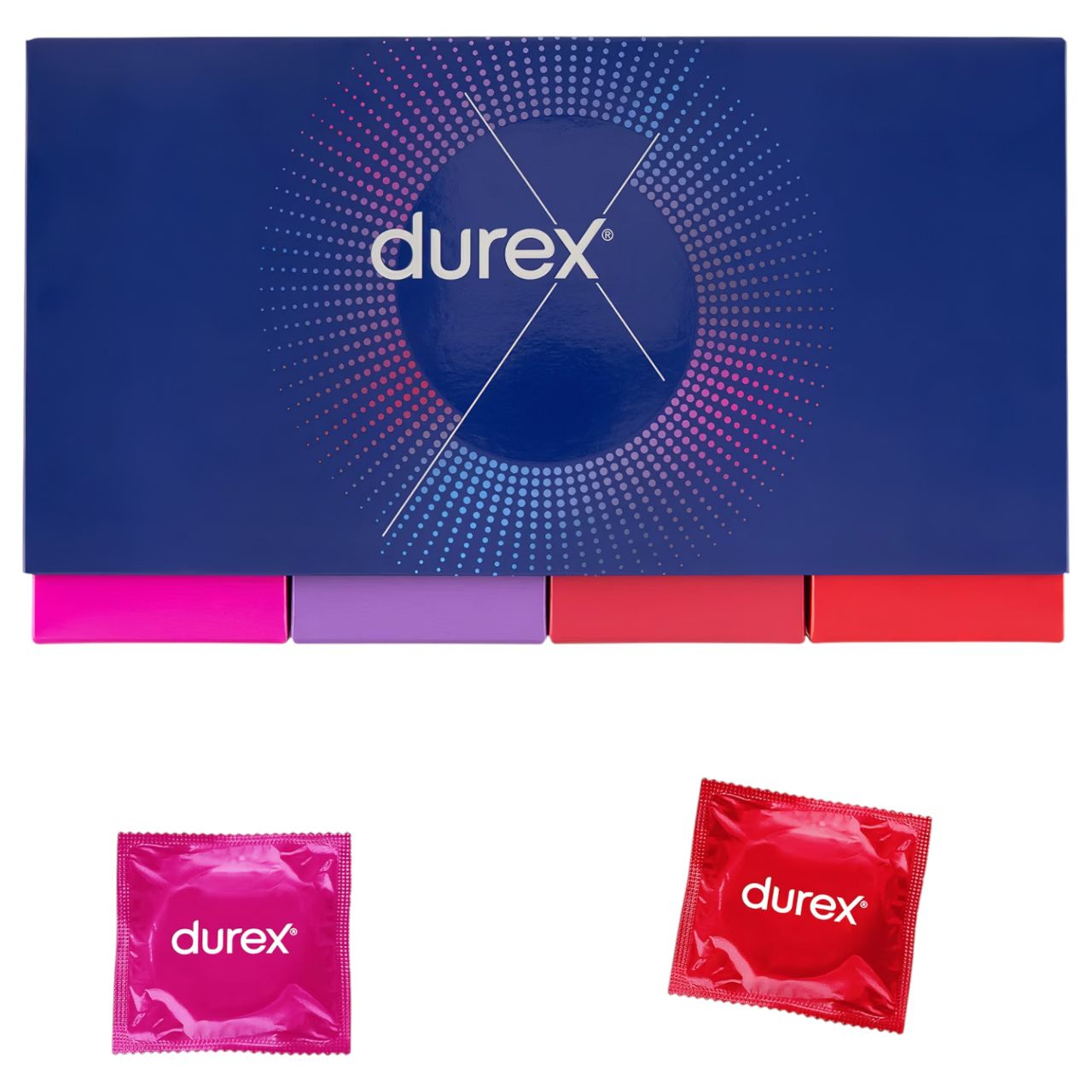 Durex Fun Explosion - diszkrét óvszer csomag (40db)