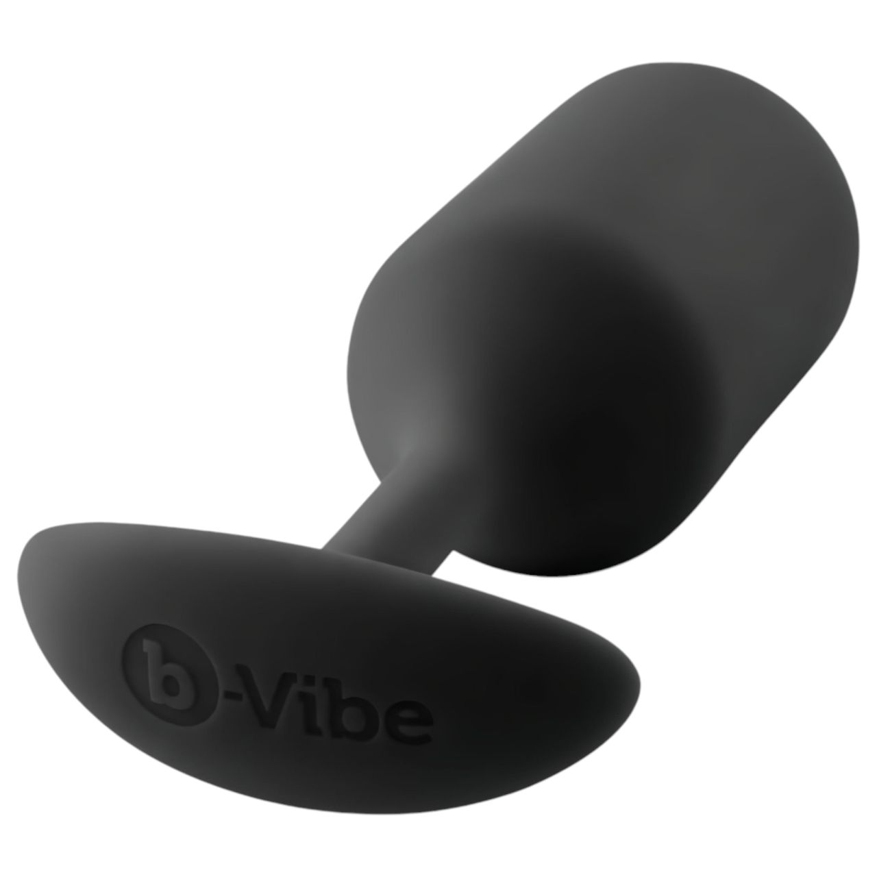 b-vibe Snug Plug 3 - dupla golyós anál plug (180g) - fekete b-vibe Snug Plug 3 - dupla golyós anál plug (180g) - fekete