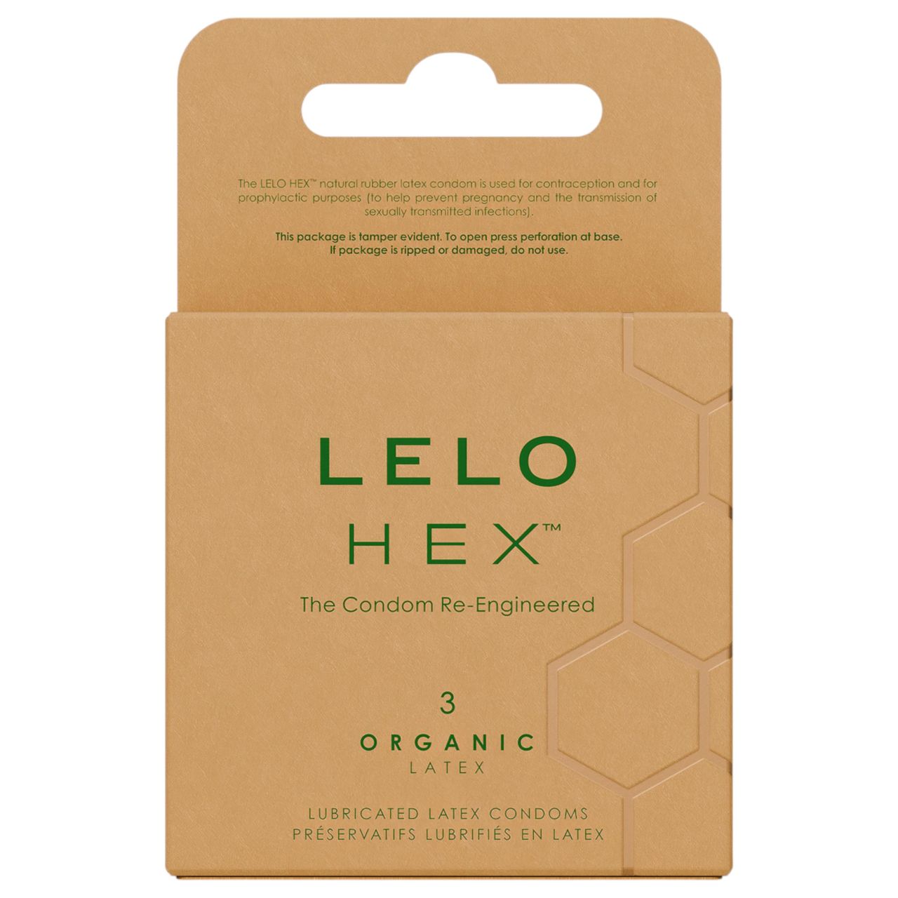 LELO Hex Organic - luxus óvszer (3db)