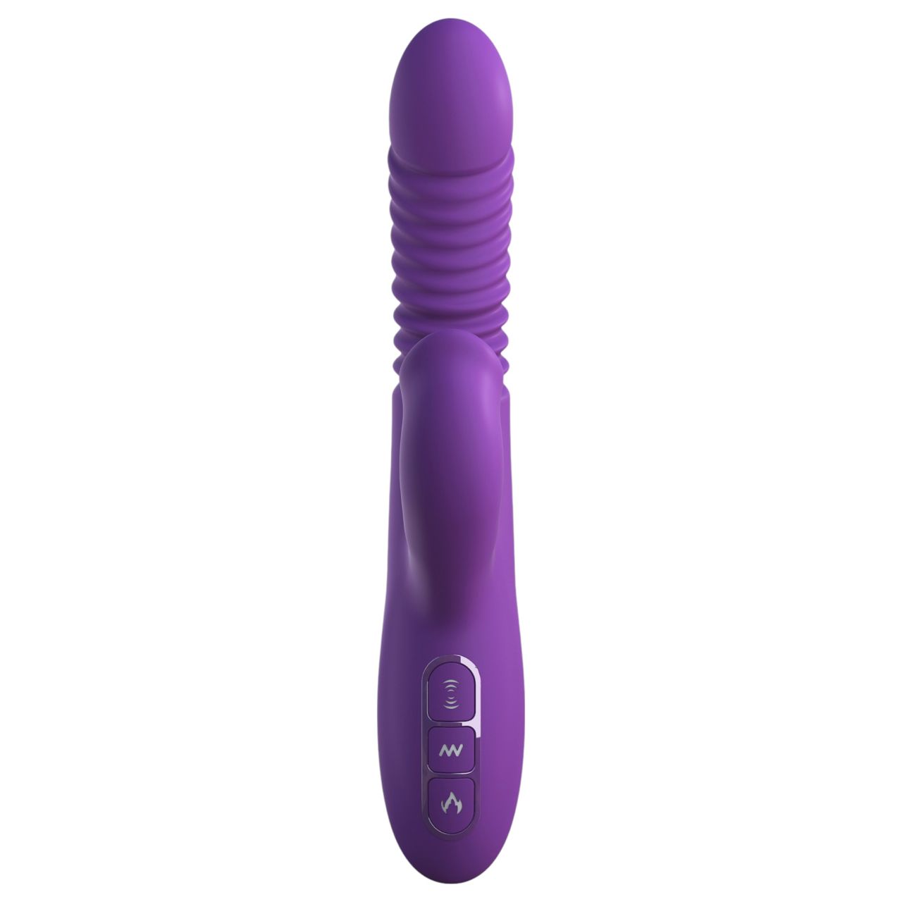 Fantasy For Her - 3in1 lökő vibrátor melegítő funkcióval (lila) Fantasy For Her - 3in1 lökő vibrátor melegítő funkcióval (lila)