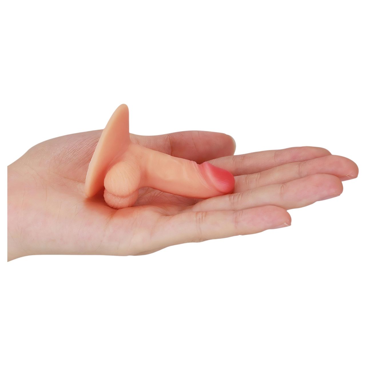 Lovetoy - tapadókorongos telefon tartó - minidildó (natúr) Lovetoy - tapadókorongos telefon tartó - minidildó (natúr)