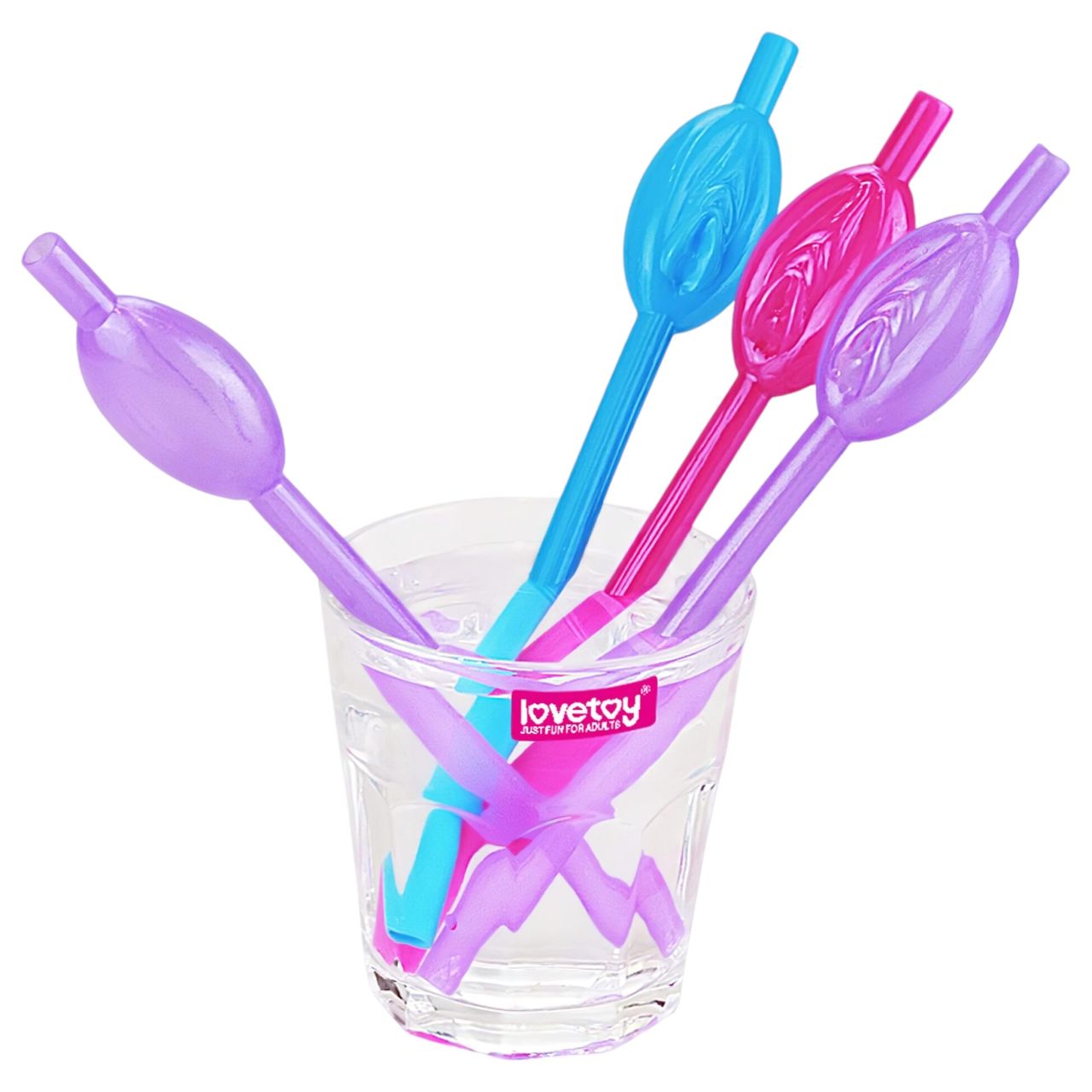 Lovetoy - puncis szívószál (pink-kék-lila) Lovetoy - puncis szívószál (pink-kék-lila)