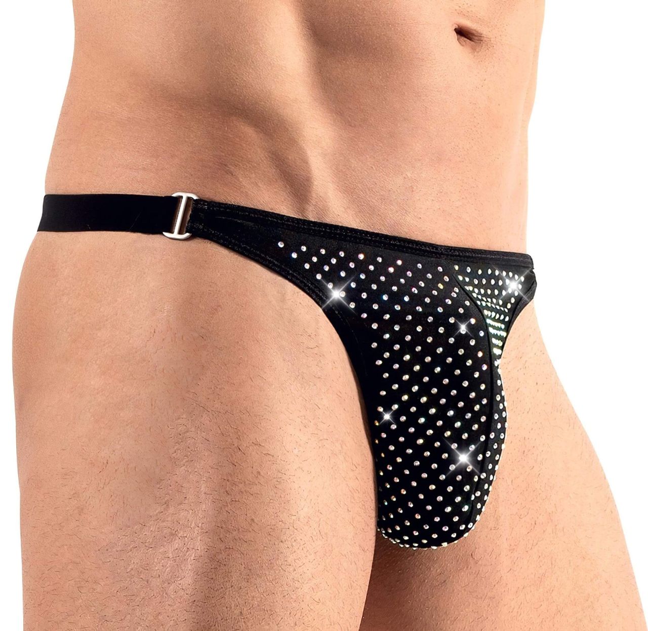 Svenjoyment - strasszos férfi tanga (fekete) Svenjoyment - strasszos férfi tanga (fekete)