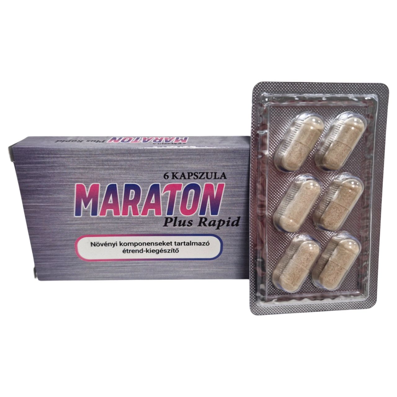 Maraton - étrend kiegészítő kapszula férfiaknak (6db) Maraton - étrend kiegészítő kapszula férfiaknak (6db)