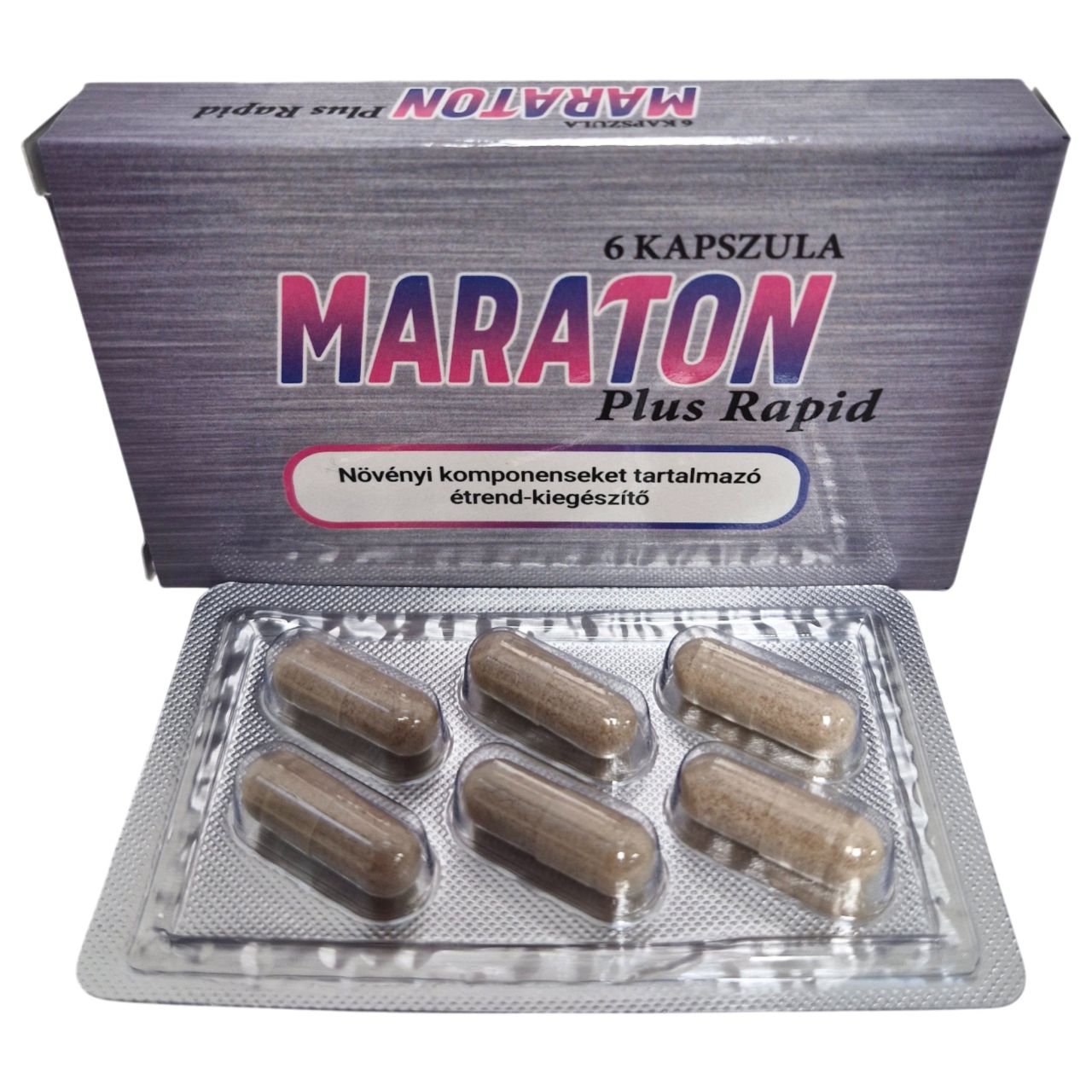 Maraton - étrend kiegészítő kapszula férfiaknak (6db) Maraton - étrend kiegészítő kapszula férfiaknak (6db)
