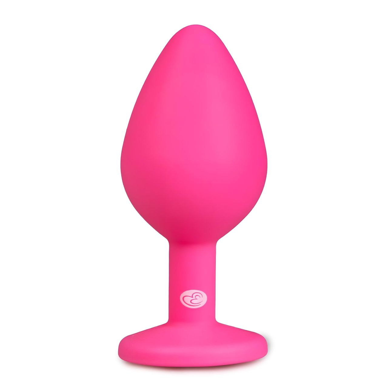 Easytoys Diamond - fehér köves anál plug (közepes) - pink Easytoys Diamond - fehér köves anál plug (közepes) - pink