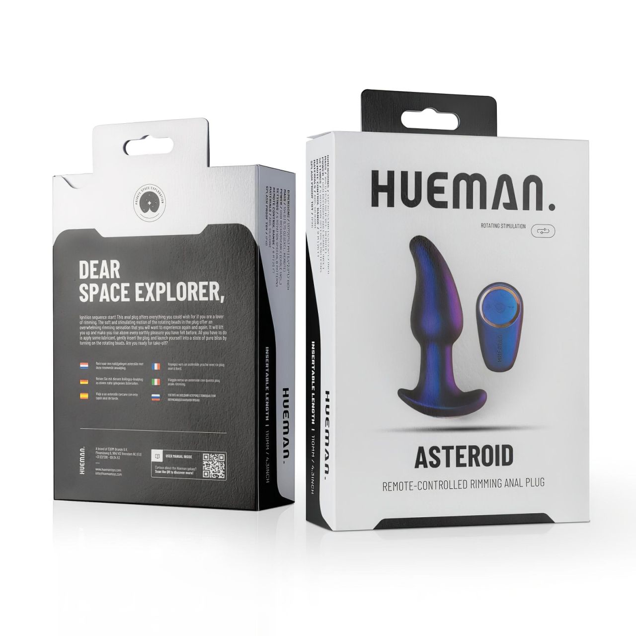 Hueman Asteroid - forgó gyöngyös anál vibrátor (lila) Hueman Asteroid - forgó gyöngyös anál vibrátor (lila)