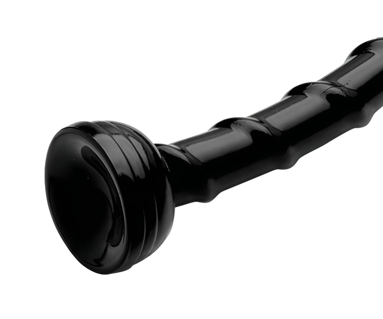 Hosed Swirl Thin Anal Snake 18 - anál dildó (fekete) Hosed Swirl Thin Anal Snake 18 - anál dildó (fekete)