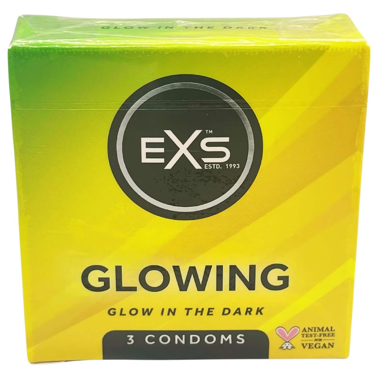 EXS Glow - világító óvszer (3db) EXS Glow - világító óvszer (3db)