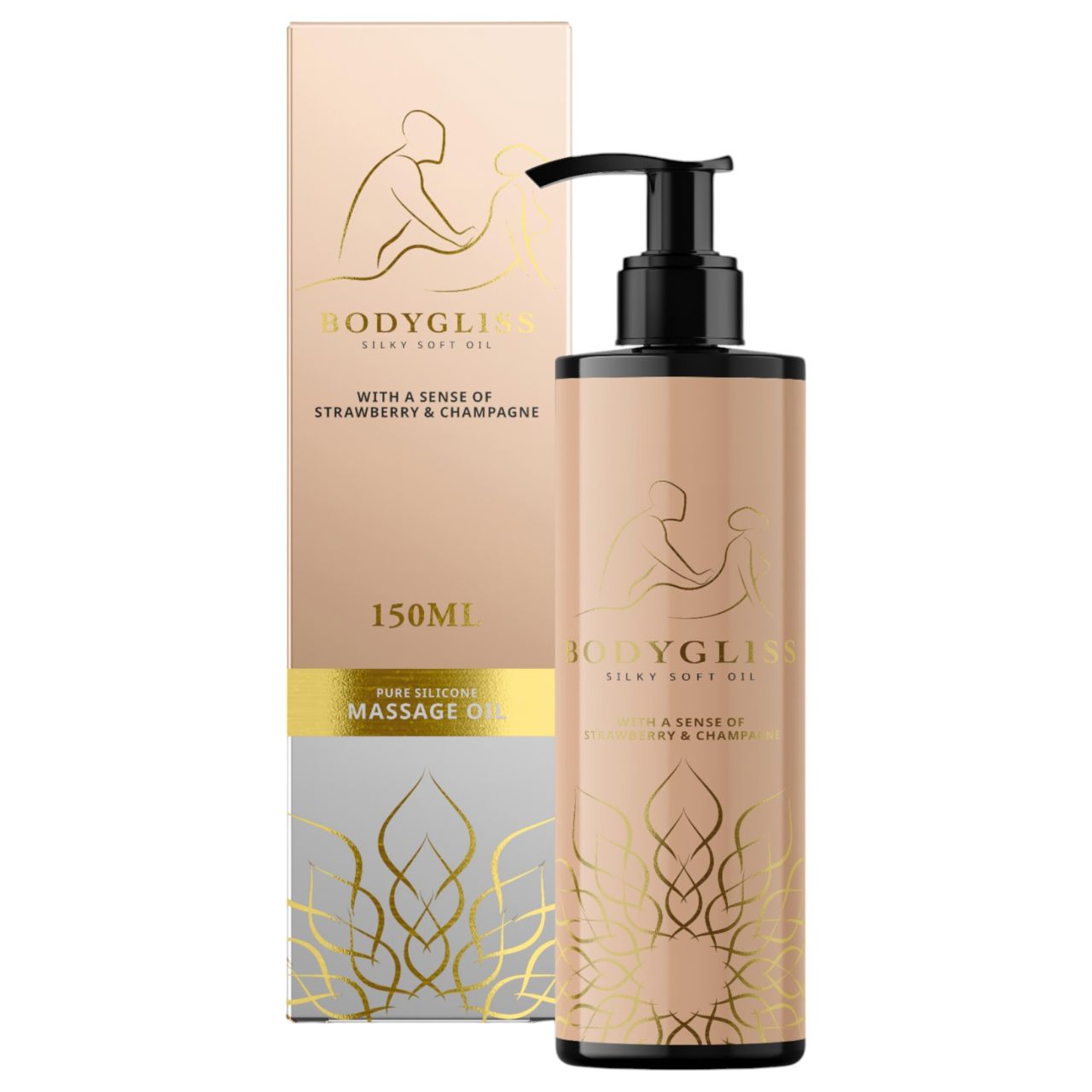 Bodygliss - masszázsolaj és síkosító - eper (150ml) Bodygliss - masszázsolaj és síkosító - eper (150ml)