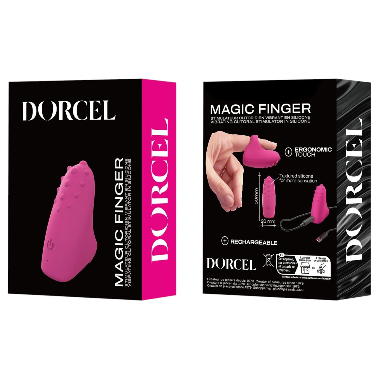 Dorcel Magic Finger - akkus, ujjvibrátor (pink) Dorcel Magic Finger - akkus, ujjvibrátor (pink)