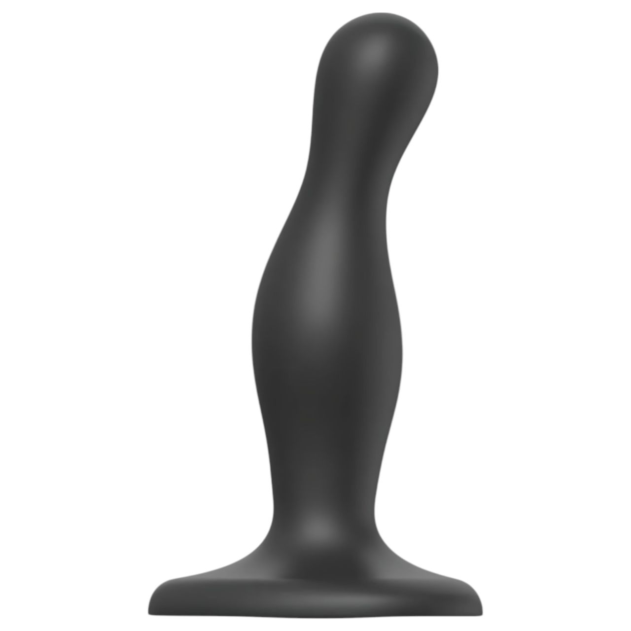 Strap-on-me Curvy S - hullámos, tapadókorongos dildó (fekete) Strap-on-me Curvy S - hullámos, tapadókorongos dildó (fekete)
