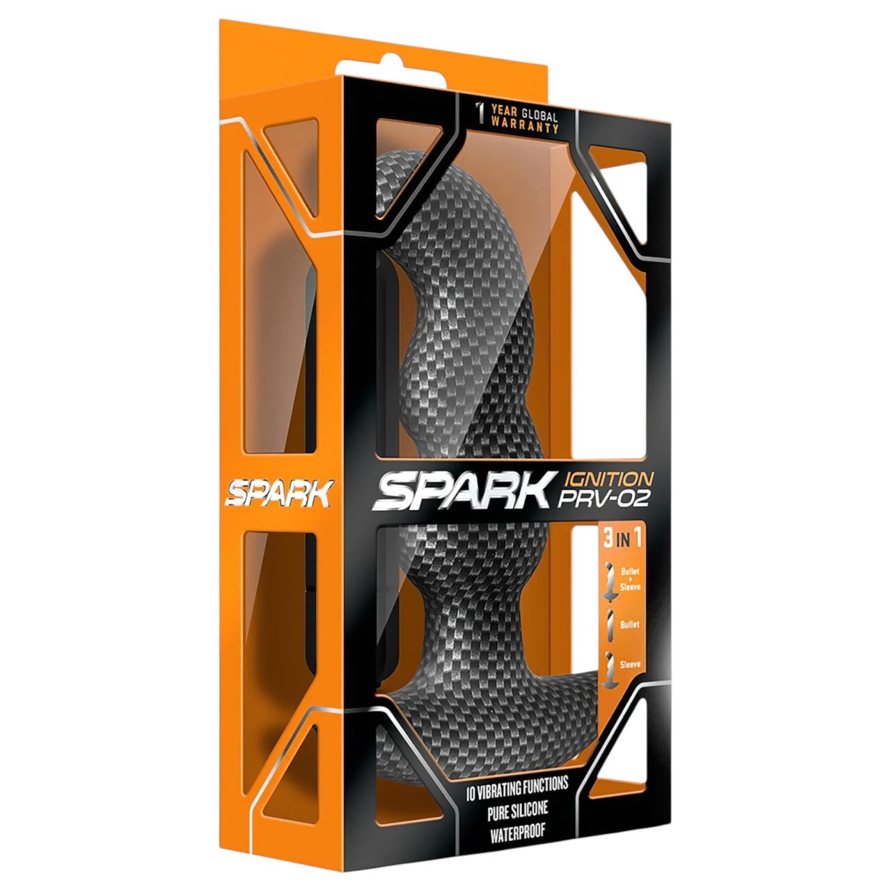 Blush Spark - vízálló anál vibrátor (fekete) Blush Spark - vízálló anál vibrátor (fekete)