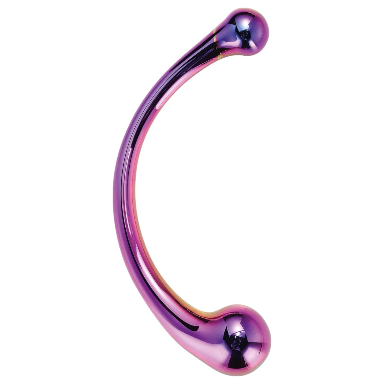 Dreamtoys - üveg masszírozó dildó (metál) Dreamtoys - üveg masszírozó dildó (metál)