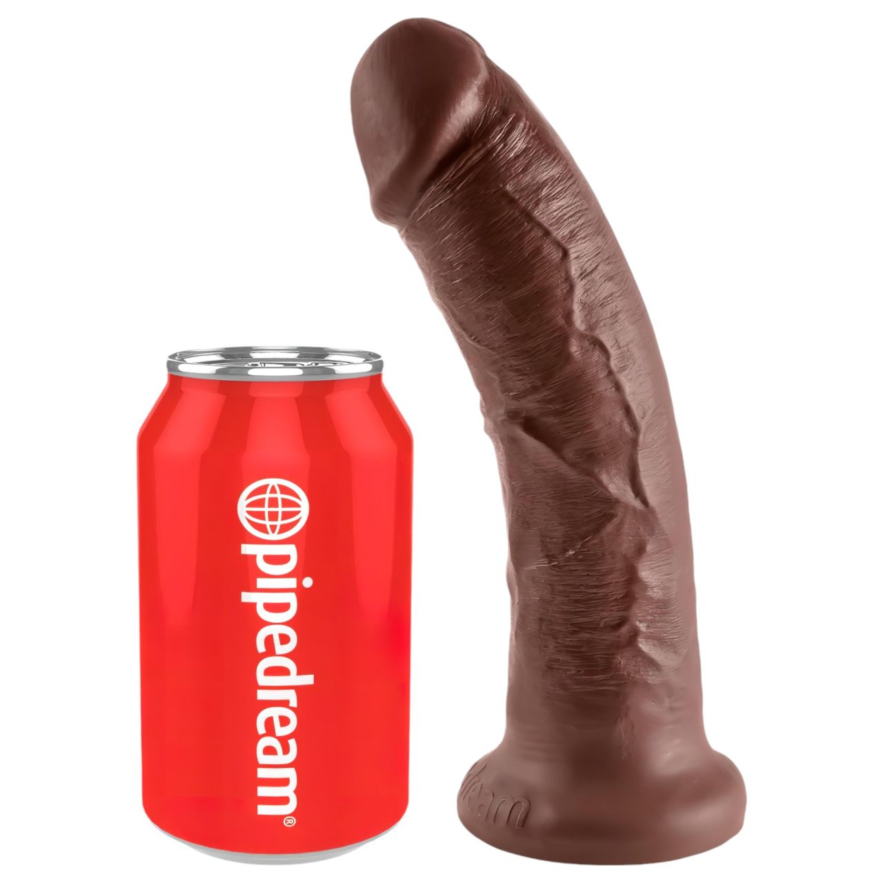 King Cock 8 dildó (20cm) - barna King Cock 8 dildó (20cm) - barna