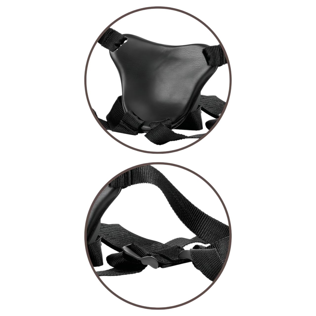 King Cock Elite Comfy Body Dock - felcsatolható alsó (barna)