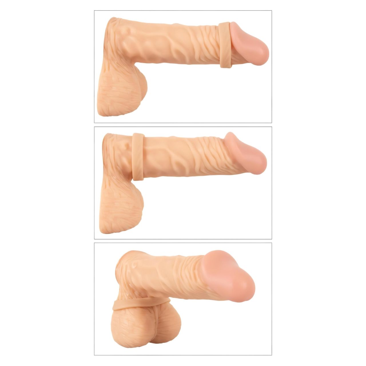 You2Toys 4in1 - pénisz- és heregyűrű szett (natúr-fekete) You2Toys 4in1 - pénisz- és heregyűrű szett (natúr-fekete)
