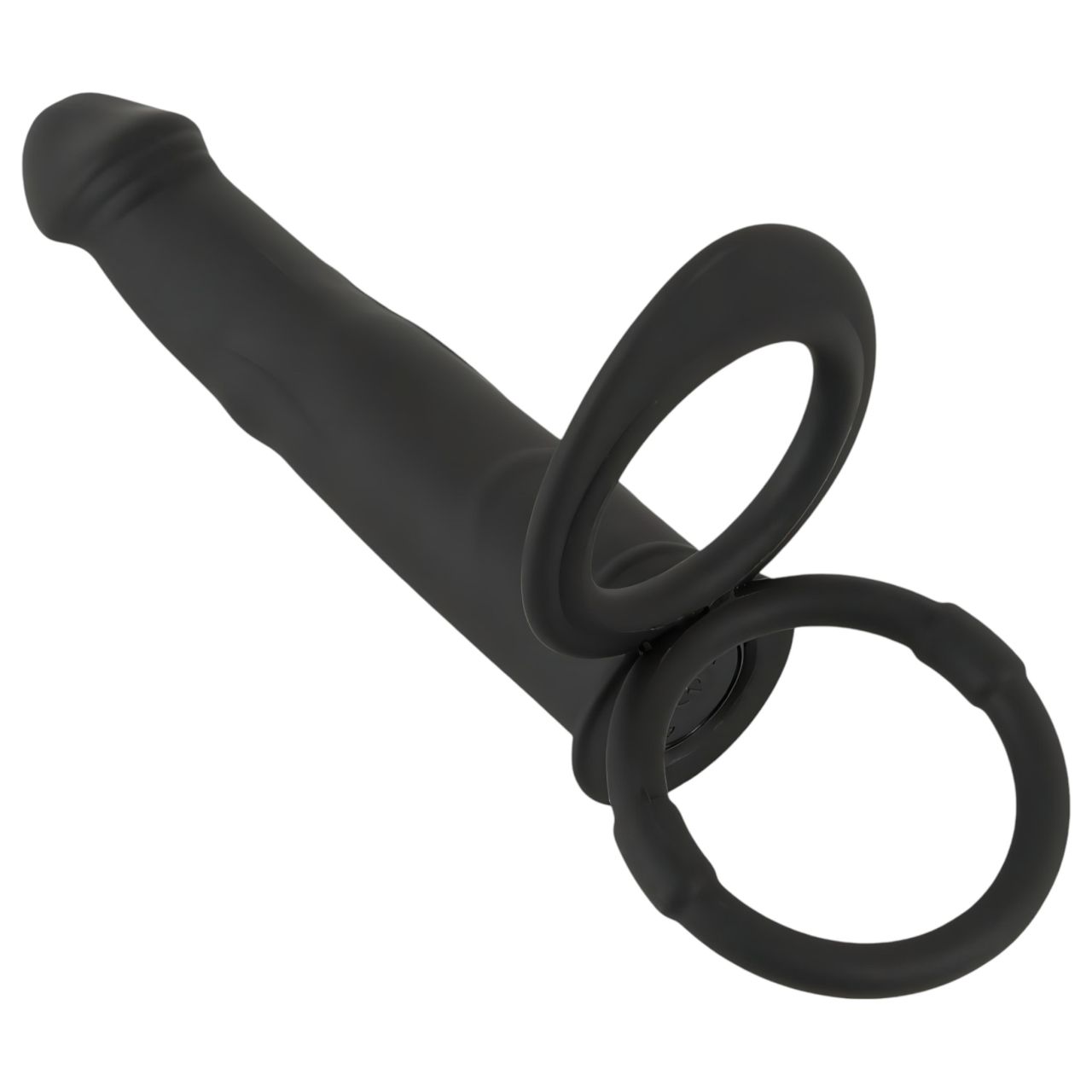 Black Velvet Double F - felcsatolható anál vibrátor (fekete) Black Velvet Double F - felcsatolható anál vibrátor (fekete)