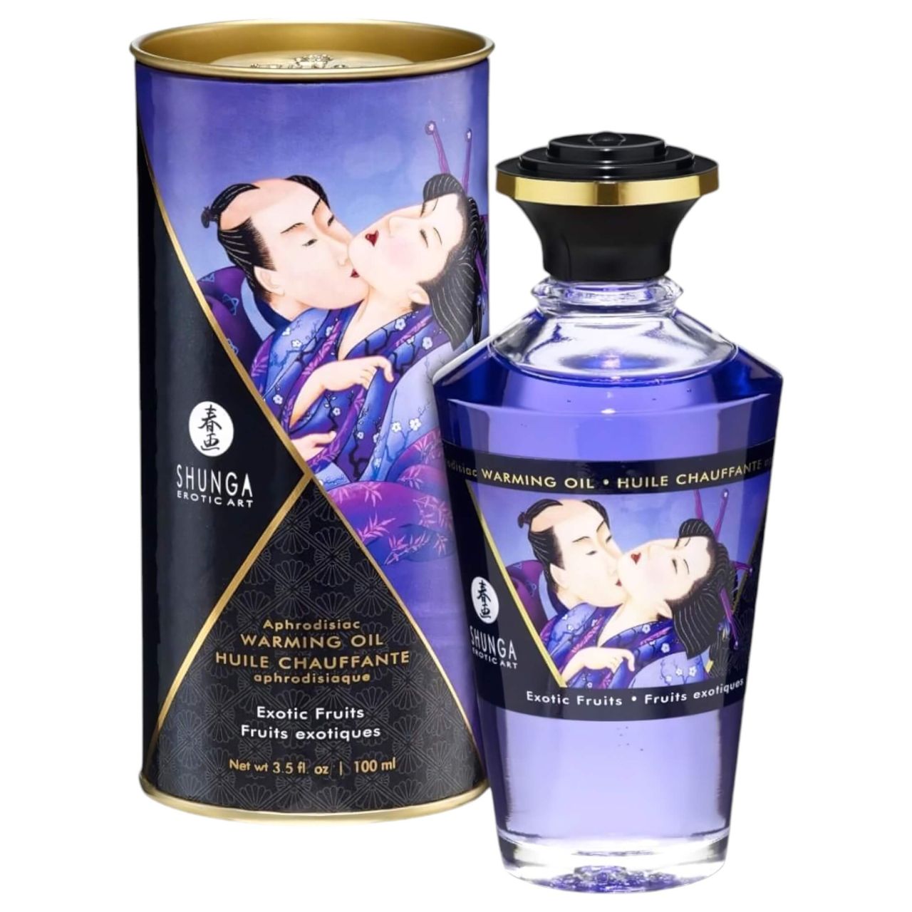 Shunga - melegítő masszázsolaj - egzotikus gyümölcs (100ml) Shunga - melegítő masszázsolaj - egzotikus gyümölcs (100ml)