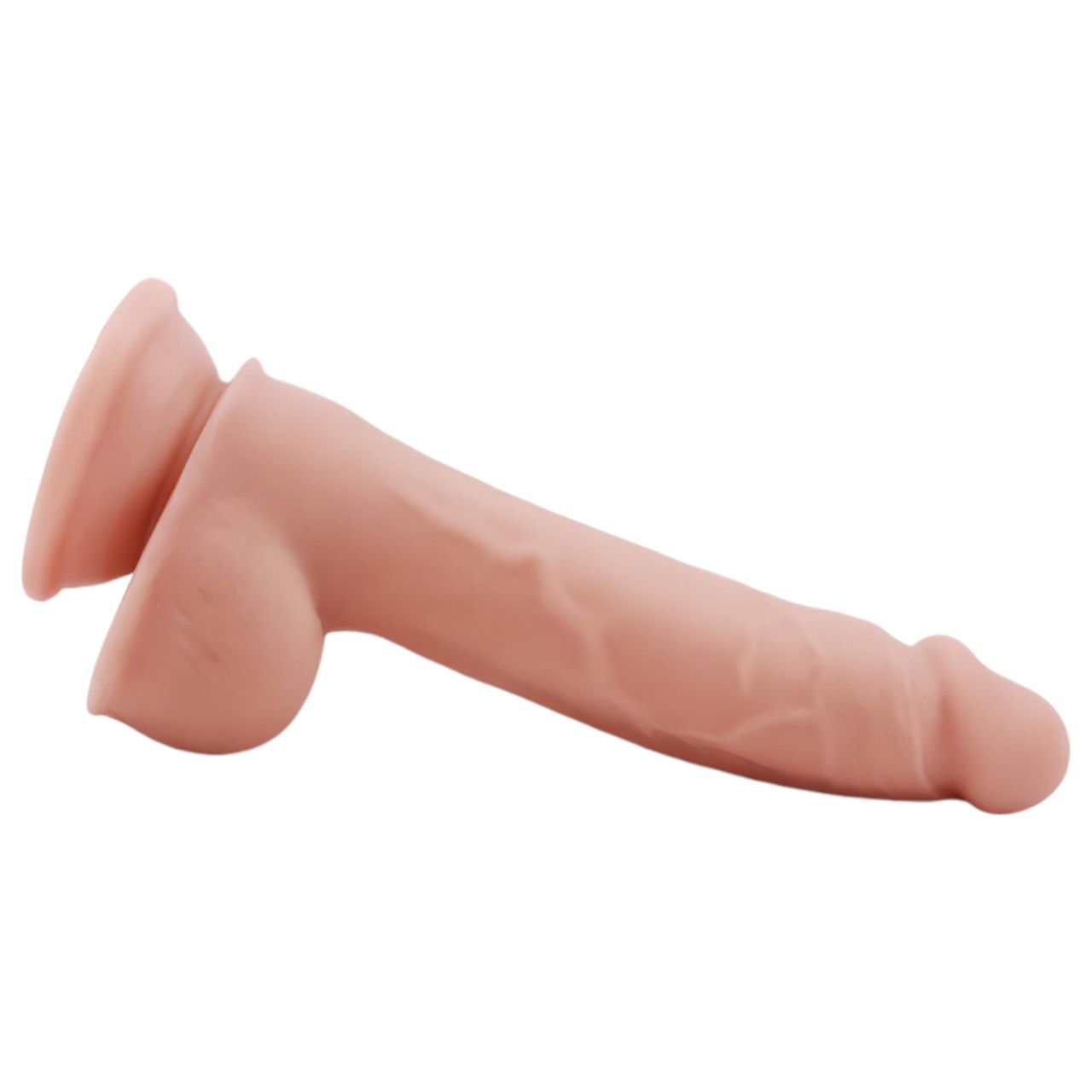 Mr. Dixx 7.6 - tapadókorongos, herés dildó - natúr (19,5cm) Mr. Dixx 7.6 - tapadókorongos, herés dildó - natúr (19,5cm)