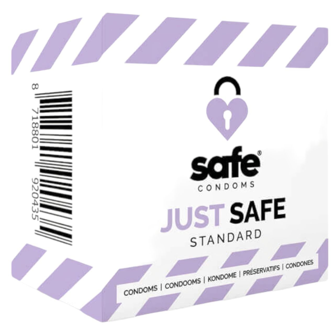 SAFE Just Safe - standard óvszer - vanília (5db) SAFE Just Safe - standard óvszer - vanília (5db)