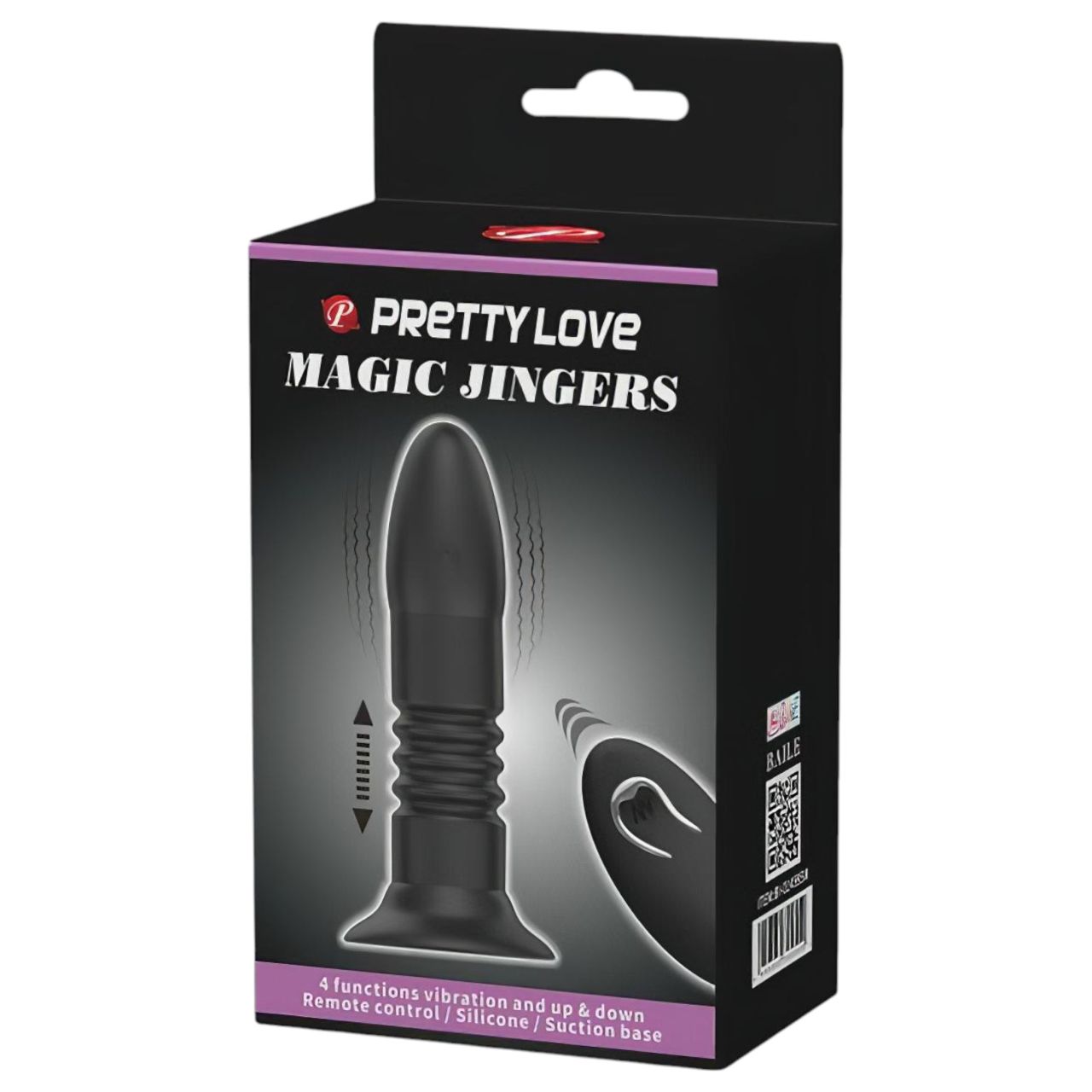 Pretty Love Magic Jinger - lökő anál vibrátor (fekete) Pretty Love Magic Jinger - lökő anál vibrátor (fekete)