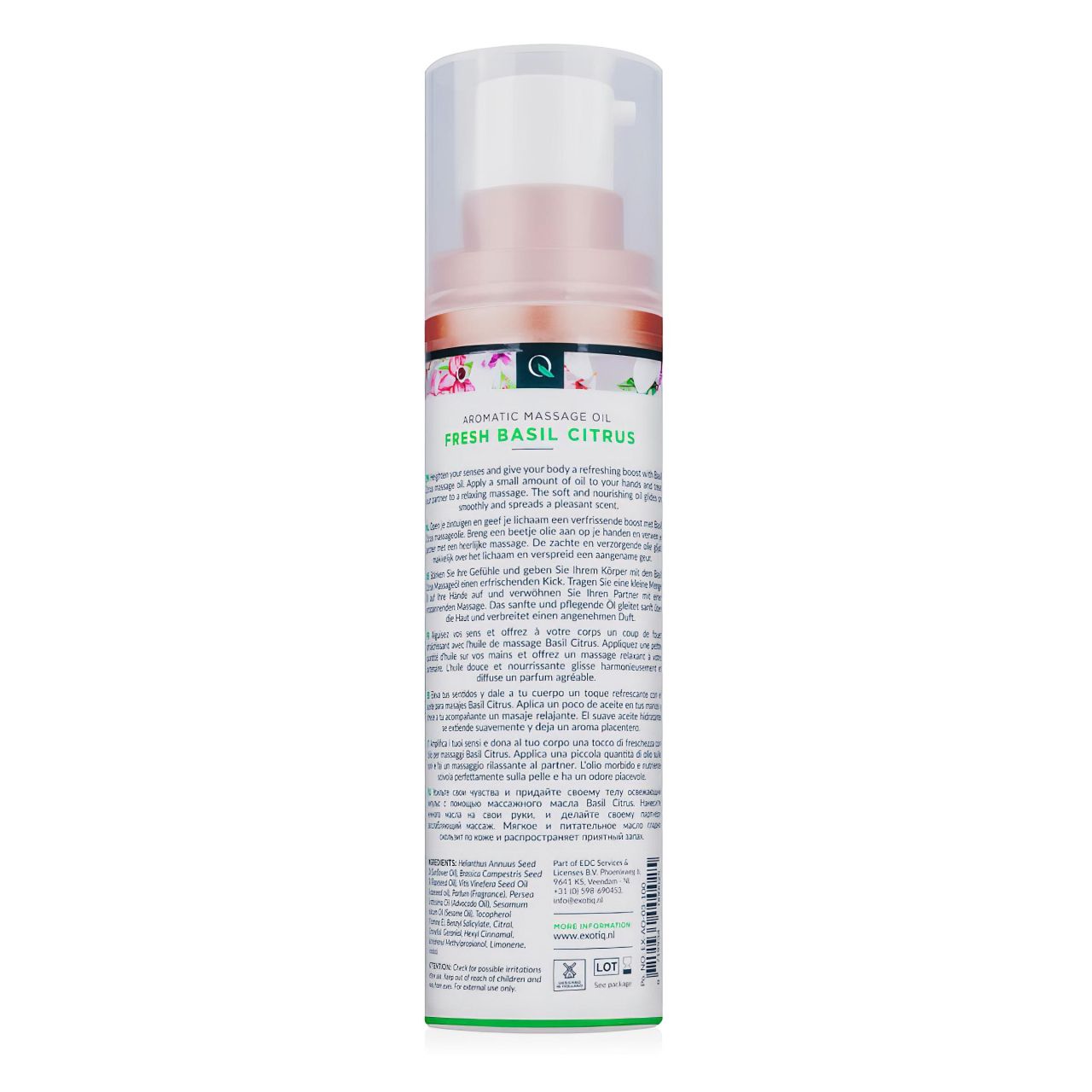 / Exotiq - illatos masszázsolaj - bazsalikom-citrom (100ml) / Exotiq - illatos masszázsolaj - bazsalikom-citrom (100ml)