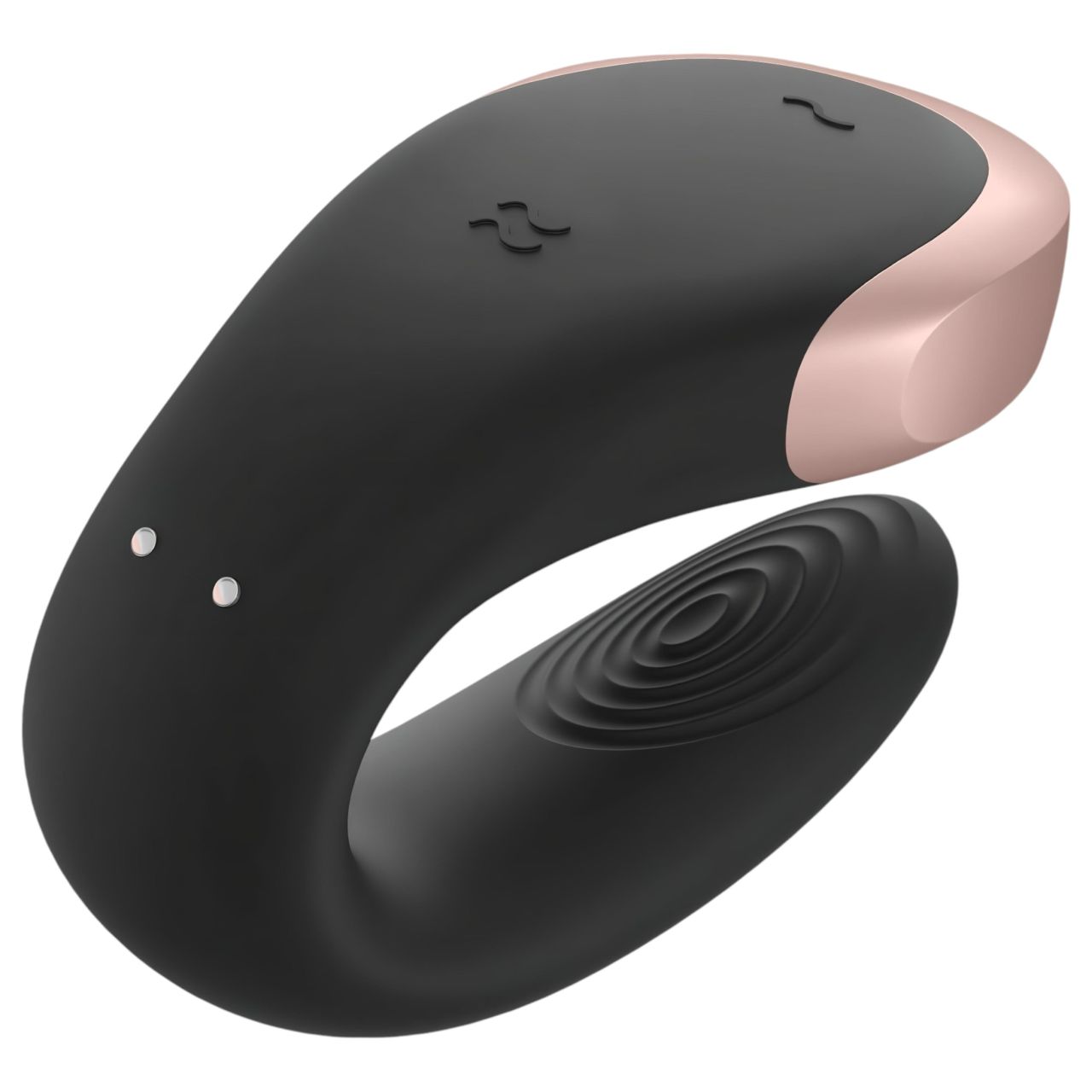 Satisfyer Double Love - okos, rádiós párvibrátor (fekete) Satisfyer Double Love - okos, rádiós párvibrátor (fekete)