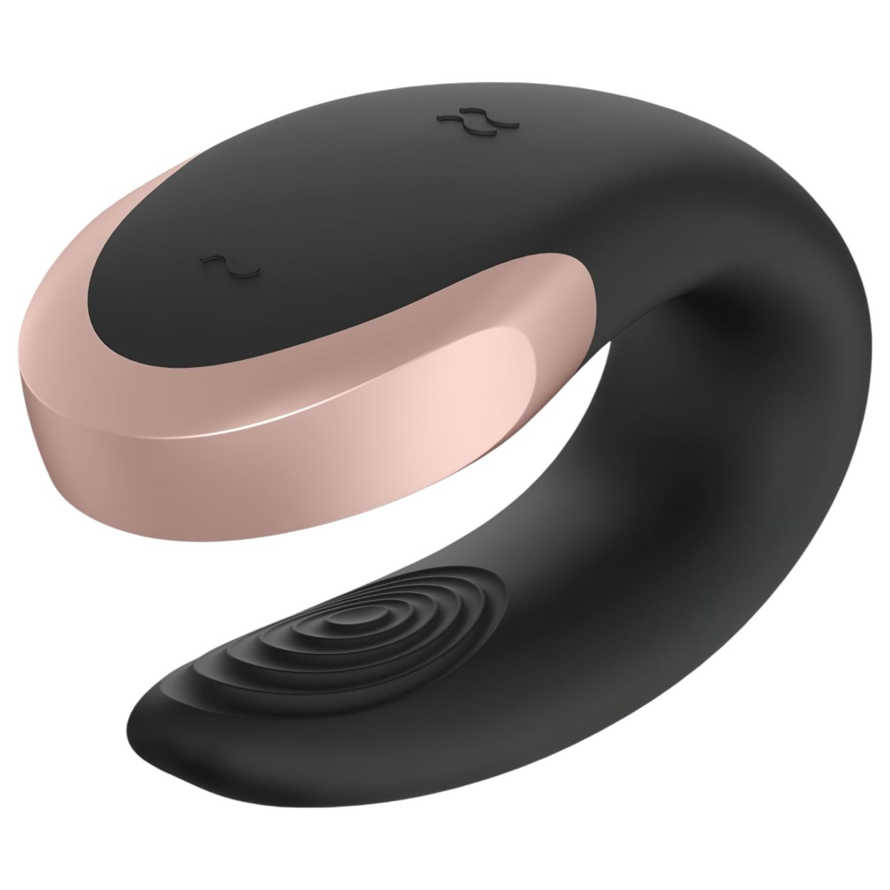 Satisfyer Double Love - okos, rádiós párvibrátor (fekete) Satisfyer Double Love - okos, rádiós párvibrátor (fekete)