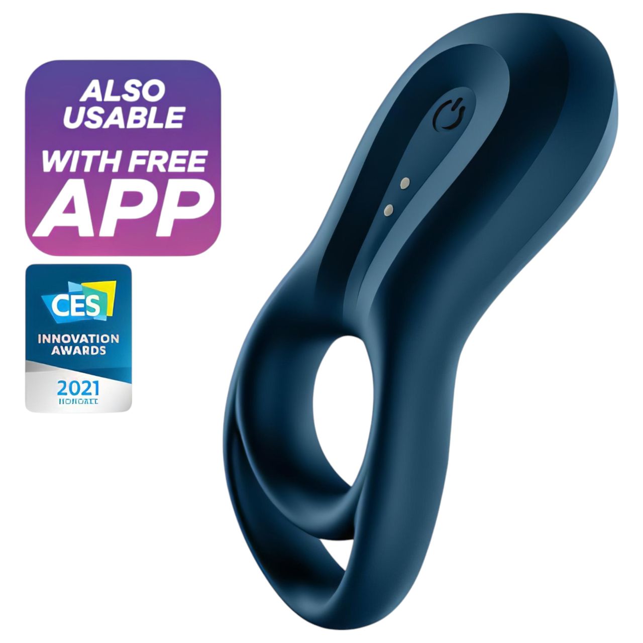 Satisfyer Epic Duo - okos vibrációs péniszgyűrű (fekete) Satisfyer Epic Duo - okos vibrációs péniszgyűrű (fekete)