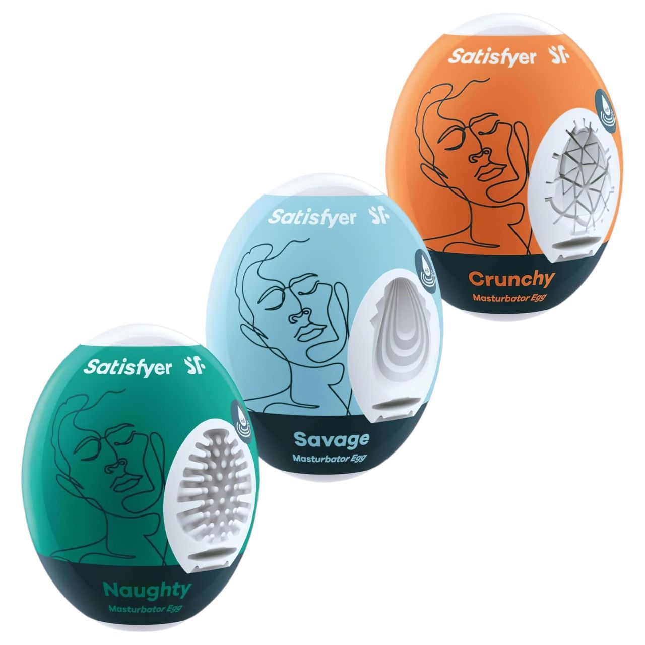 Satisfyer Egg NSC - tojás maszturbátor szett (3db) Satisfyer Egg NSC - tojás maszturbátor szett (3db)