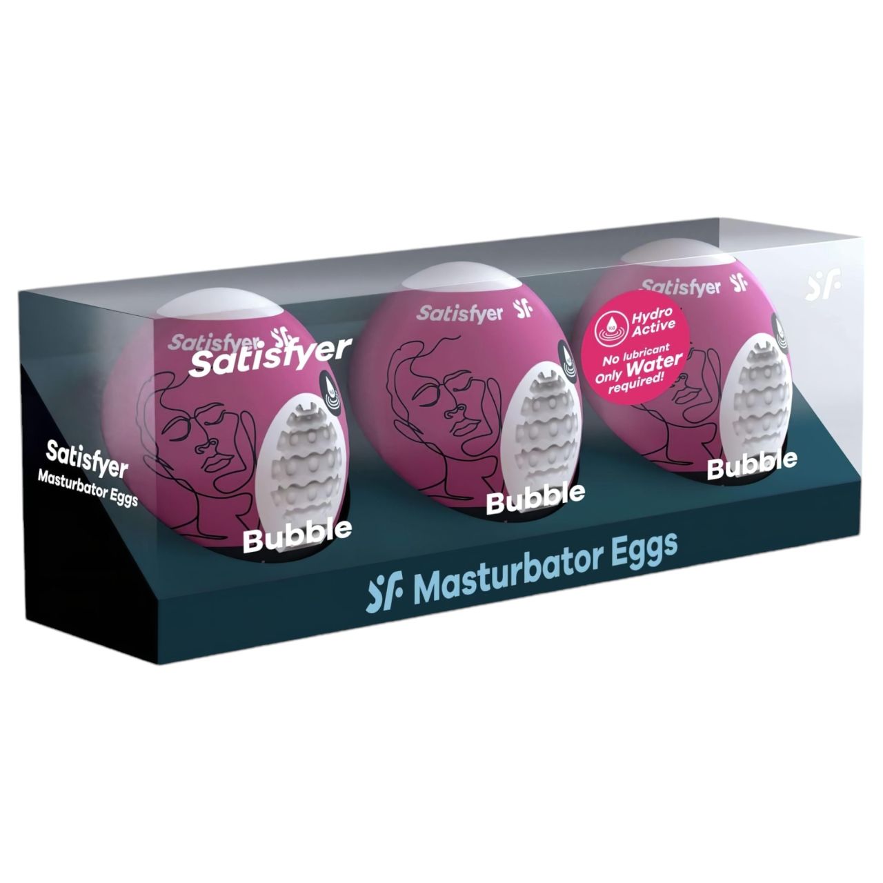 Satisfyer Egg Bubble - tojás maszturbátor (3db) Satisfyer Egg Bubble - tojás maszturbátor (3db)