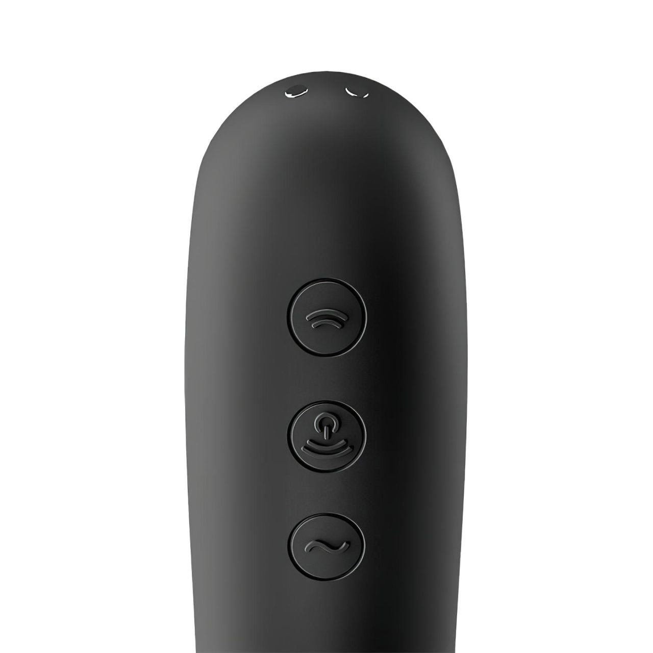 Satisfyer Dual Kiss - akkus hüvelyi és csikló vibrátor (fekete) Satisfyer Dual Kiss - akkus hüvelyi és csikló vibrátor (fekete)
