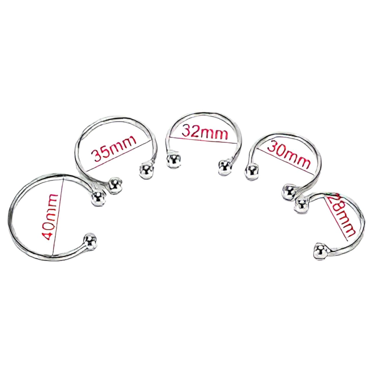 Rozsdamentes fém makkgyűrű - ejakuláció késleltetéshez (28mm) Rozsdamentes fém makkgyűrű - ejakuláció késleltetéshez (28mm)