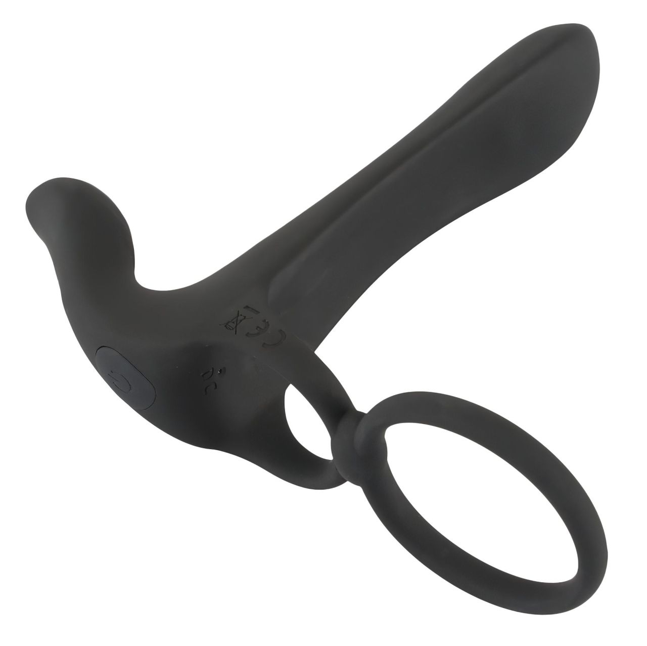Black Velvet - akkus, 2in1 párvibrátor és péniszgyűrű (fekete) Black Velvet - akkus, 2in1 párvibrátor és péniszgyűrű (fekete)