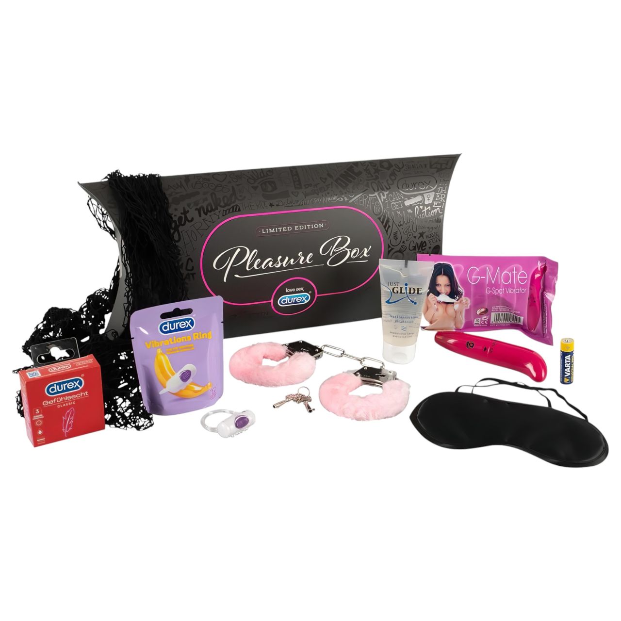 Durex Pleasure Box - vibrátoros szett (8 részes)