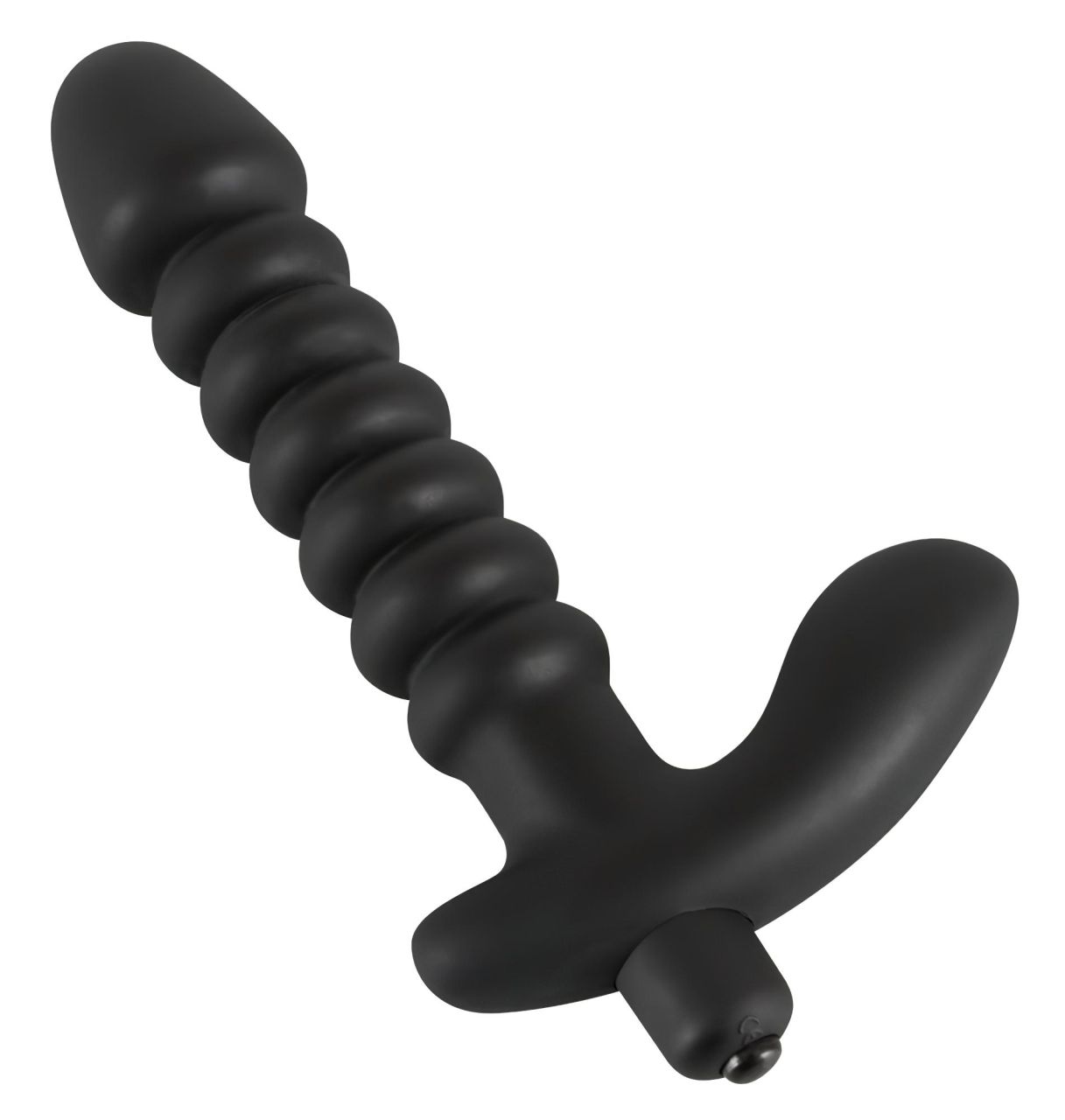 Black Velvets redős vibrátor - közepes (fekete) Black Velvets redős vibrátor - közepes (fekete)