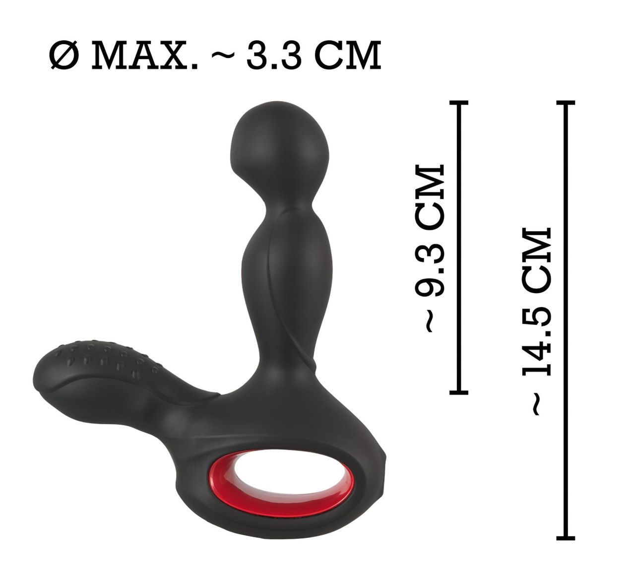 You2Toys Massager - forgó, melegítő prosztata vibrátor (fekete) You2Toys Massager - forgó, melegítő prosztata vibrátor (fekete)