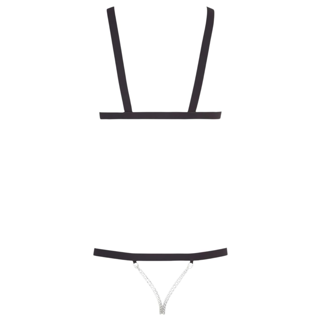 Bad Kitty - szegecses pántos body - fekete (S-L) Bad Kitty - szegecses pántos body - fekete (S-L)