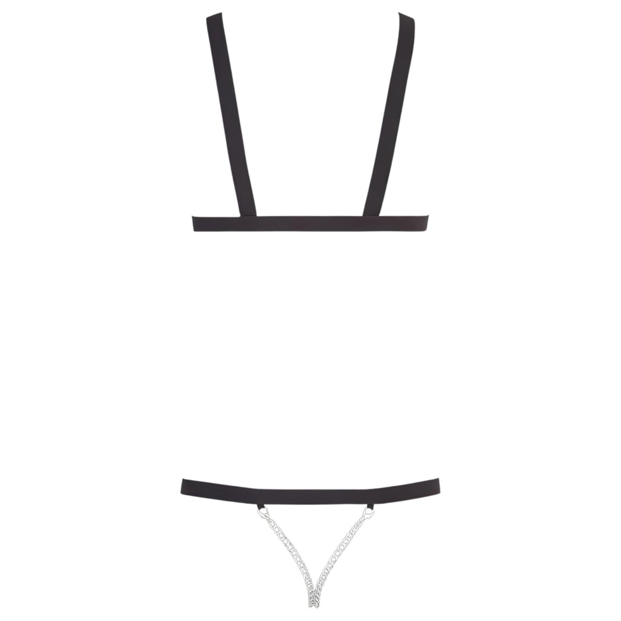 Bad Kitty - szegecses pántos body - fekete (S-L) Bad Kitty - szegecses pántos body - fekete (S-L)