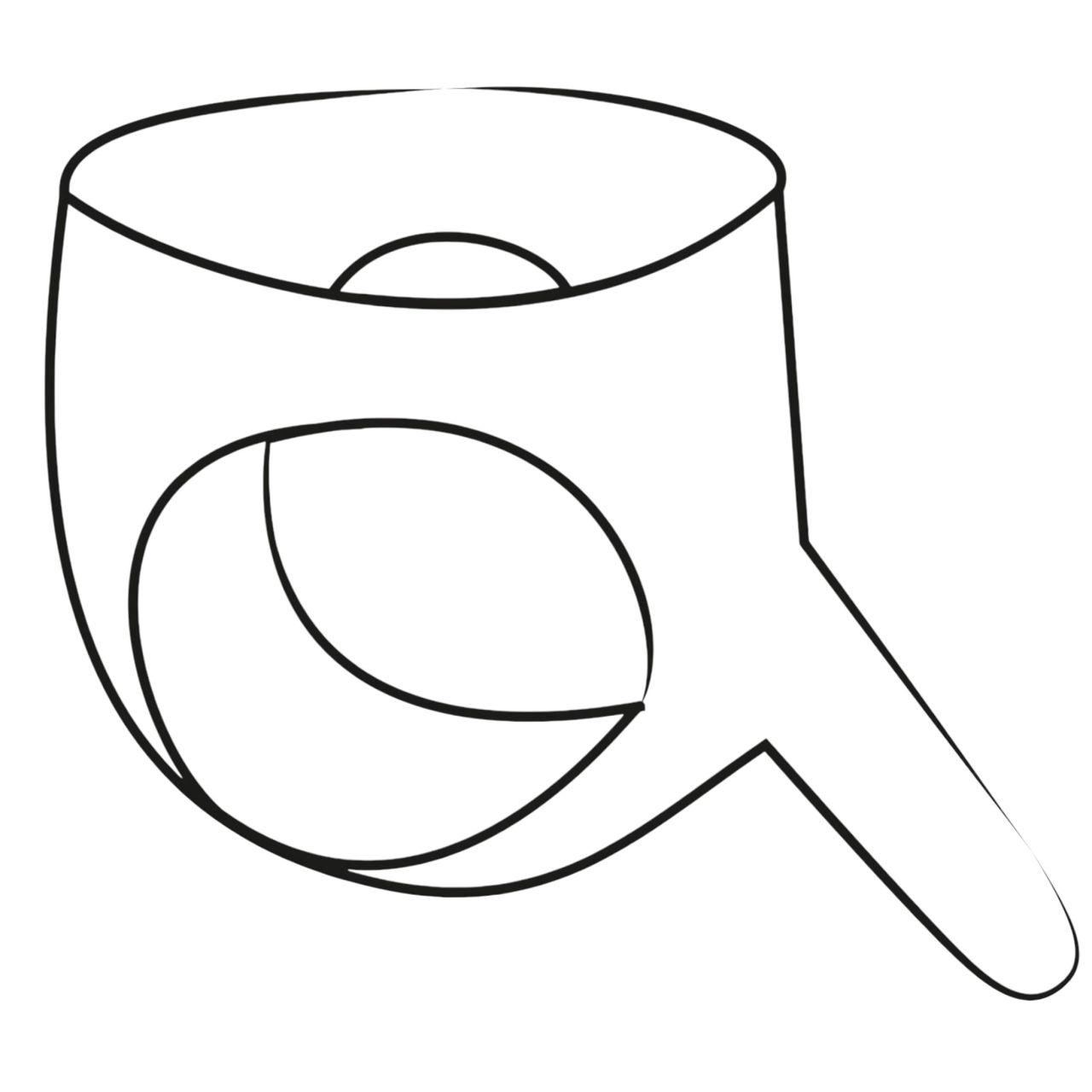 LATEX - alsó külső dildóval - fekete (S-L) LATEX - alsó külső dildóval - fekete (S-L)