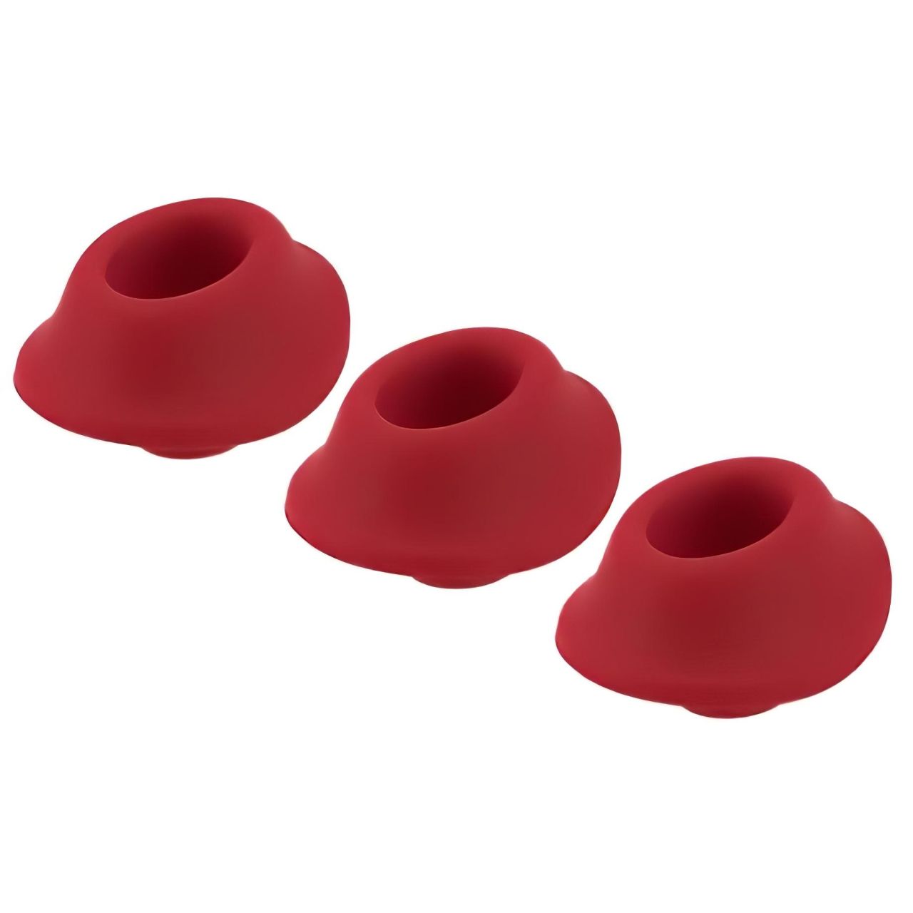 Womanizer Premium S - pótszívóharang szett - piros (3db) Womanizer Premium S - pótszívóharang szett - piros (3db)