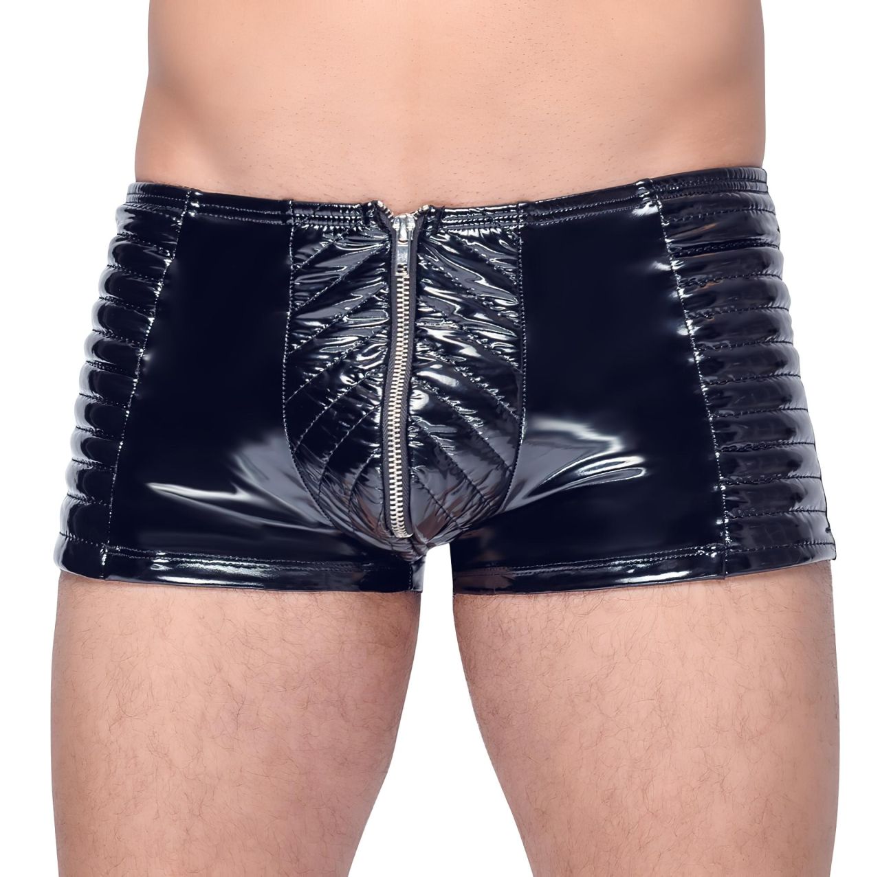 Black Level - cipzáras férfi short (fekete) Black Level - cipzáras férfi short (fekete)