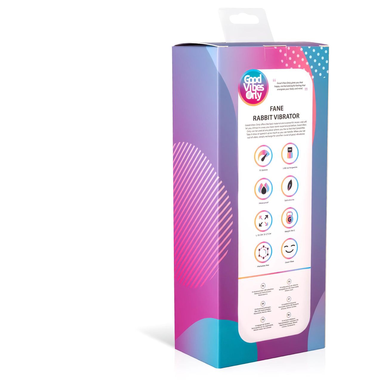 Good Vibes Only Fane Rabbit - csiklókaros vibrátor (lila)